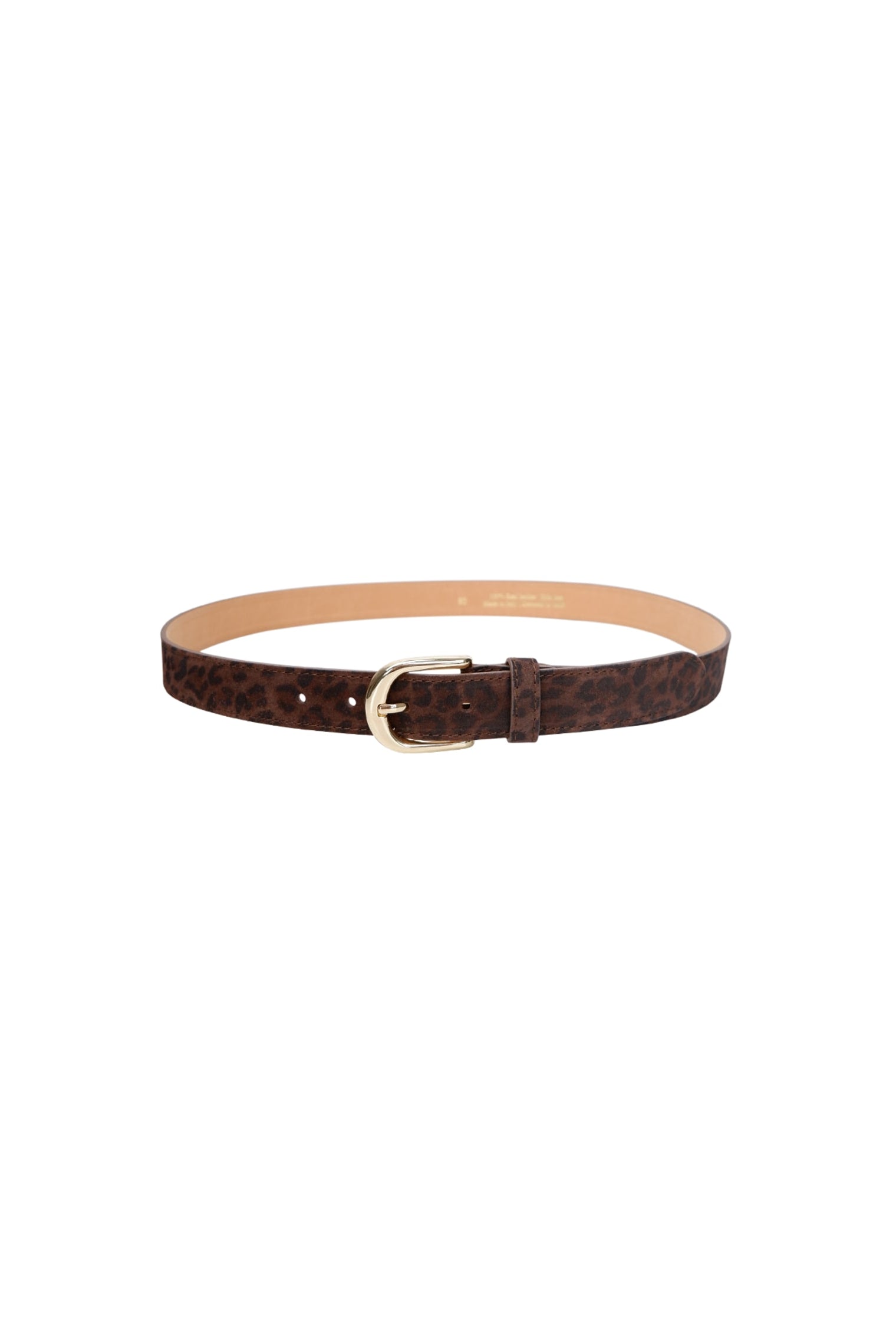 BCSMILLA Wildledergürtel – Mocca Leo
