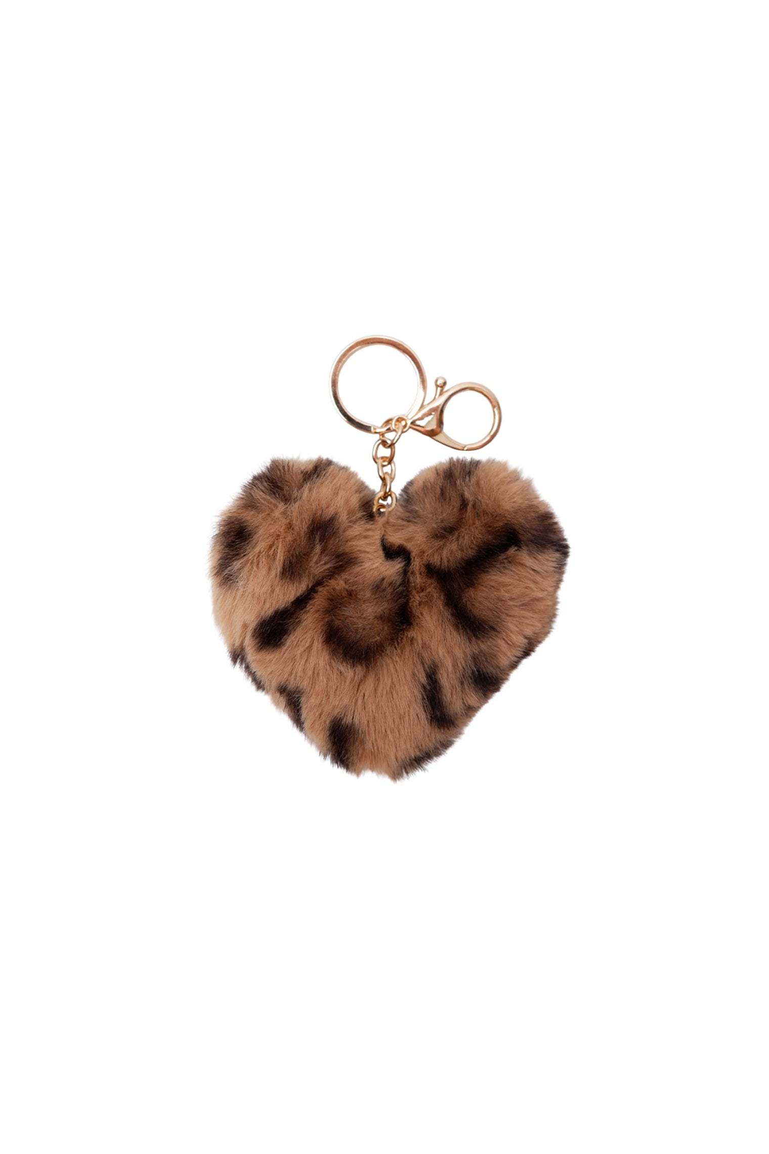 BCHEART soft keyhanger - Brown Leo - Black Colour