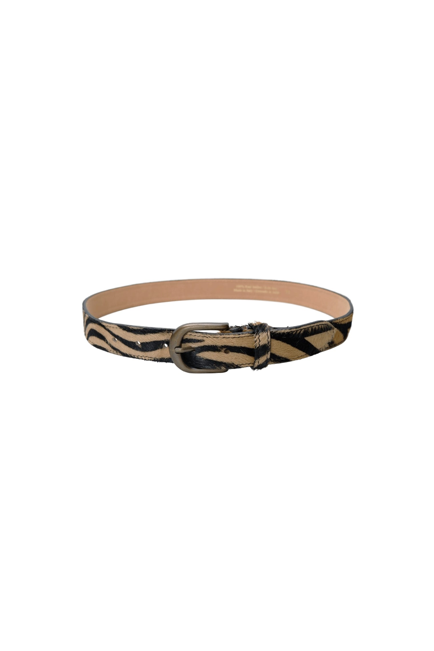 BCBELLIS belt - Brown Zebra - Black Colour