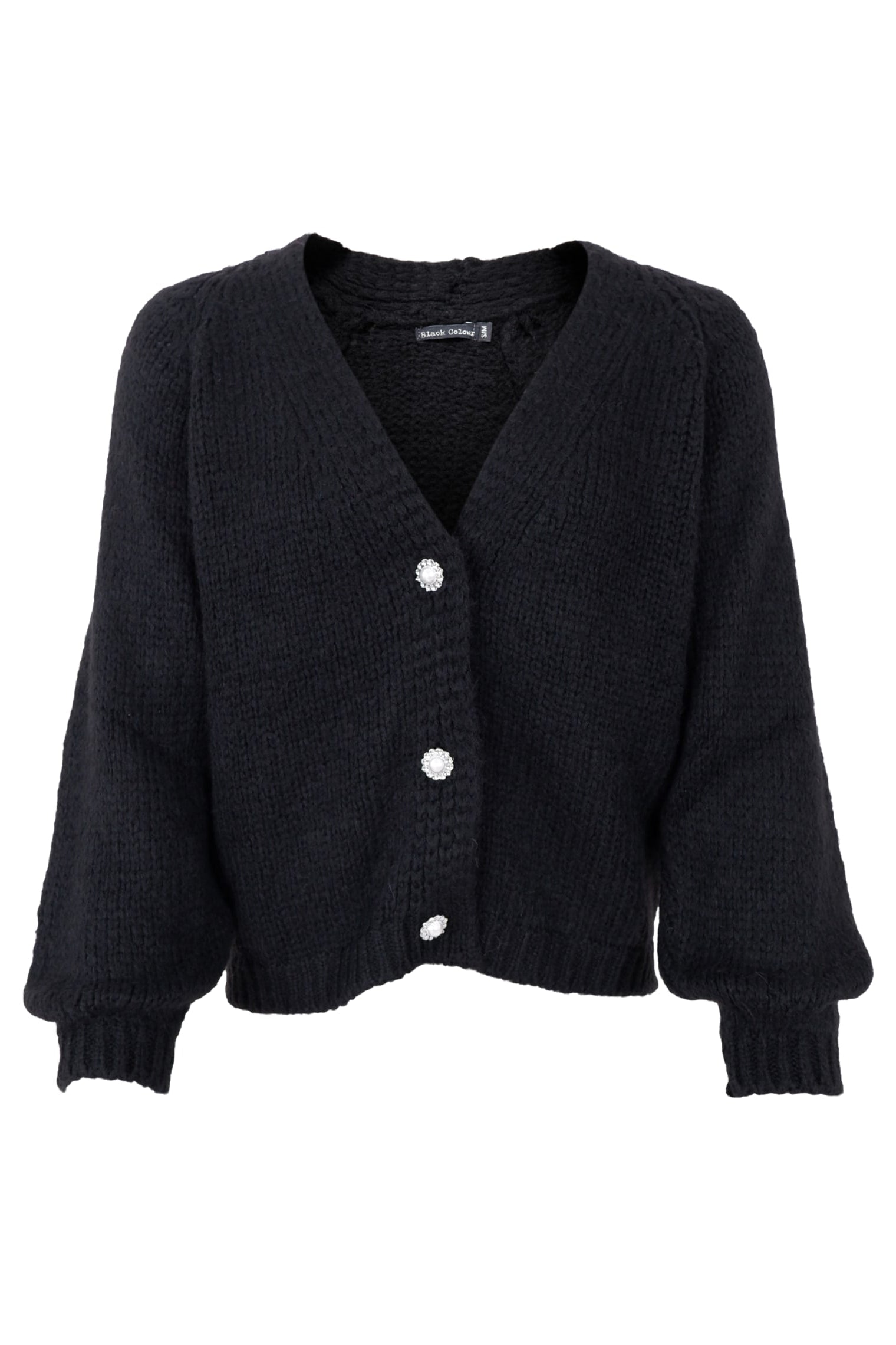 BCPEARL knit cardigan - Black - Black Colour