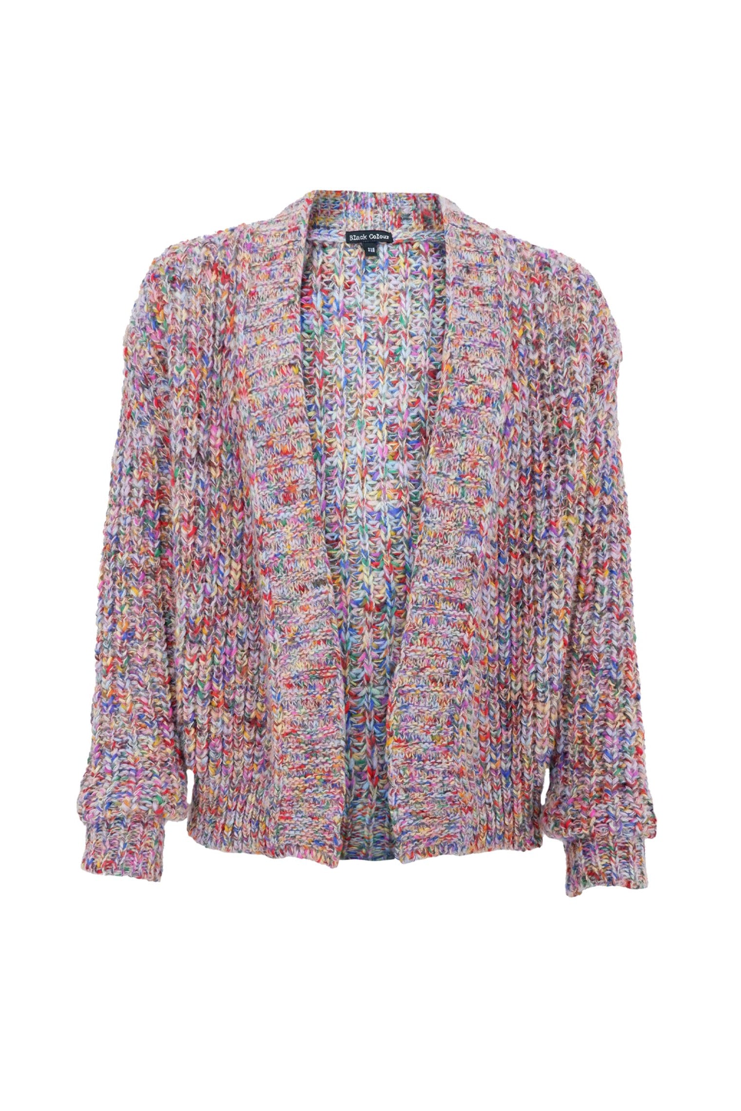 BCMELIKA Strickjacke - Mehrfarbig