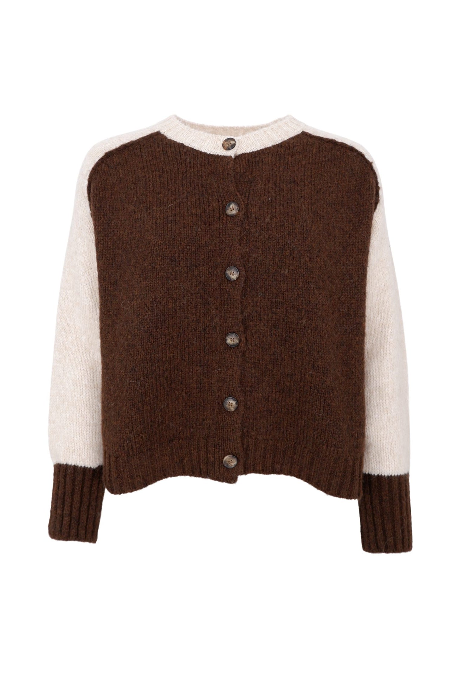BCJACKS Strickjacke - Kaffee