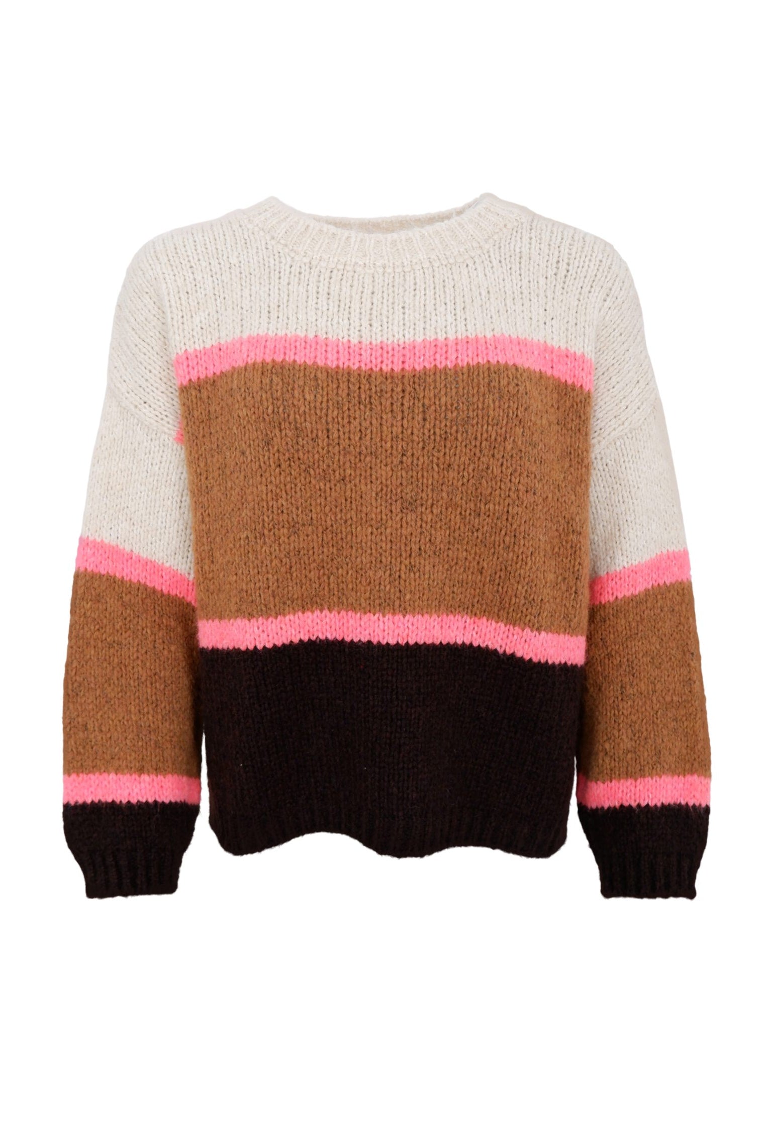 BCHILDUR Strickpullover - Kamel