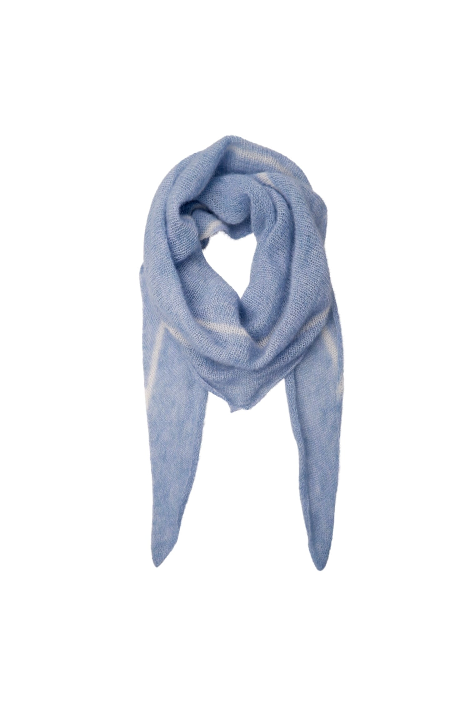 BCDELL striped mini scarf - Jeans / Off White - Black Colour