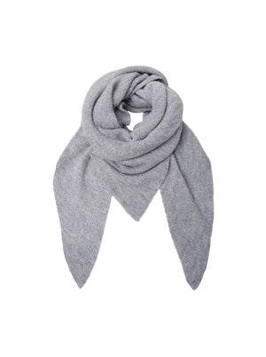 BCBEX solid scarf - Grey - Black Colour