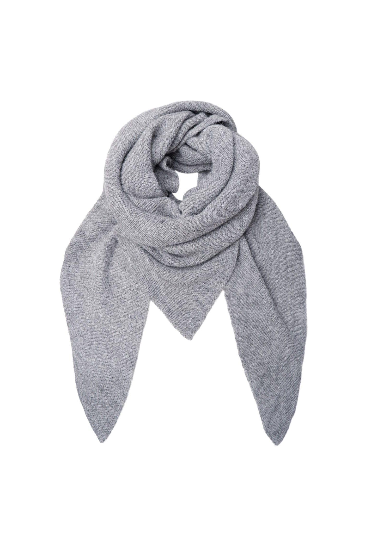 BCBEX solid scarf - Grey - Black Colour