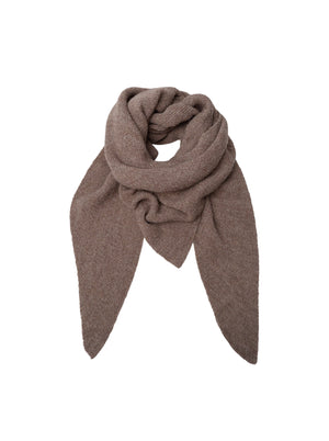 BCBEX solid scarf - Taupe - Black Colour