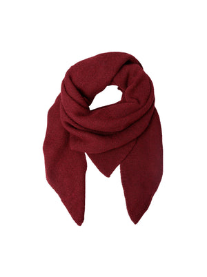 BCBEX einfarbiger Schal - Weinrot
