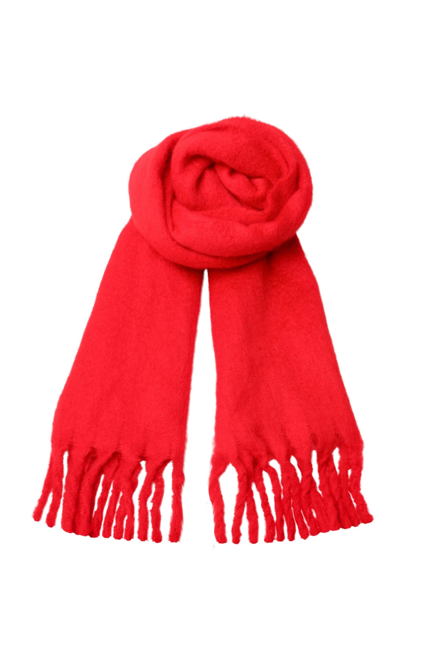 BCLORRAINE weicher Schal - Rot