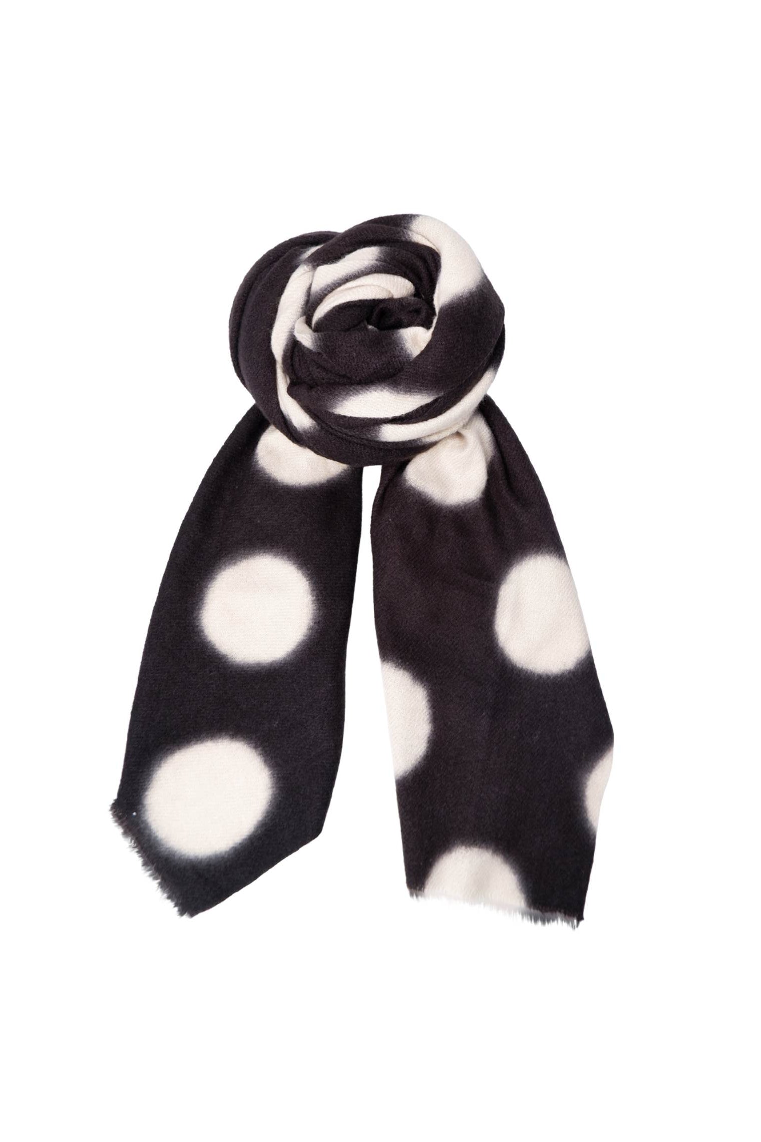 BCBLIX gepunkteter Winterschal - Black Dot