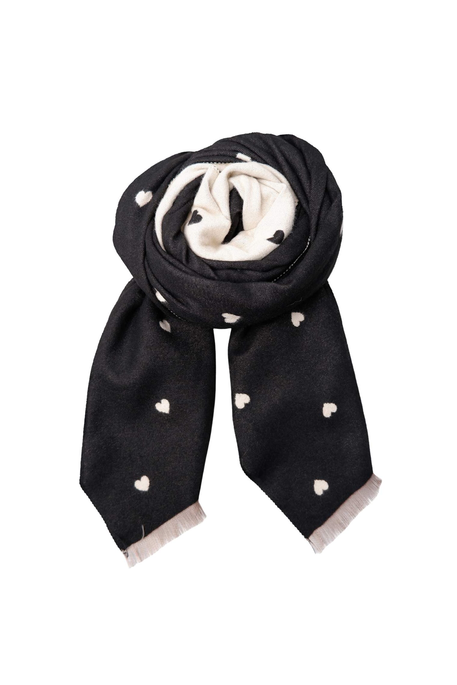 BCCATHY Winterschal - Schwarz/Beige