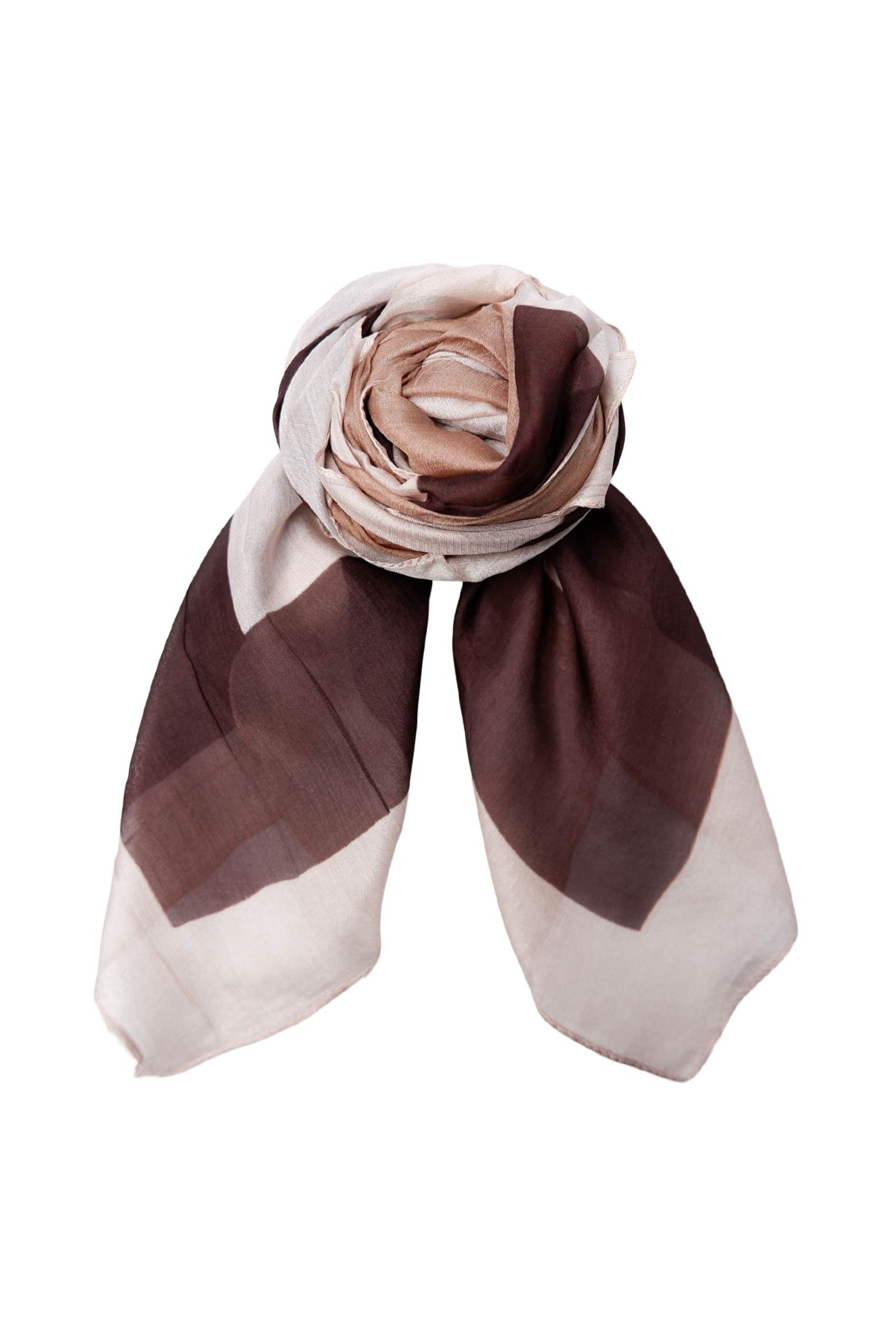 BCELNA Seidenschal - Nougat