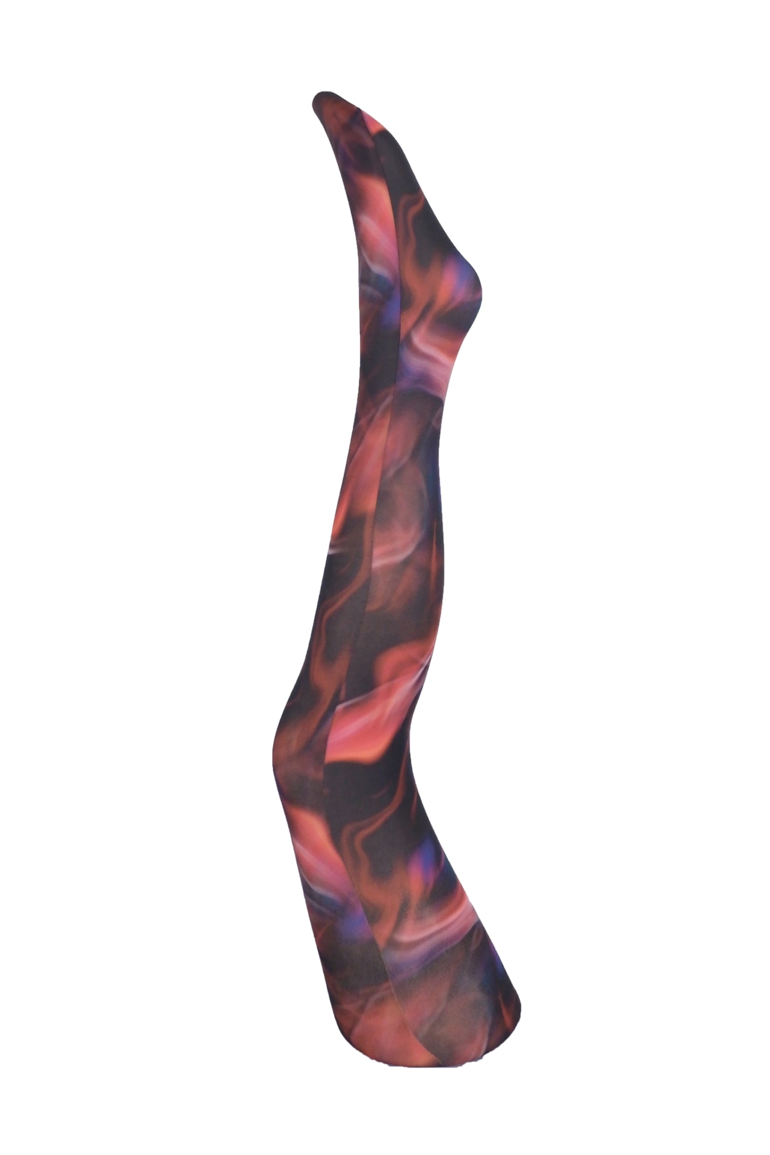 BCALMA tights - Blurry Red - Black Colour