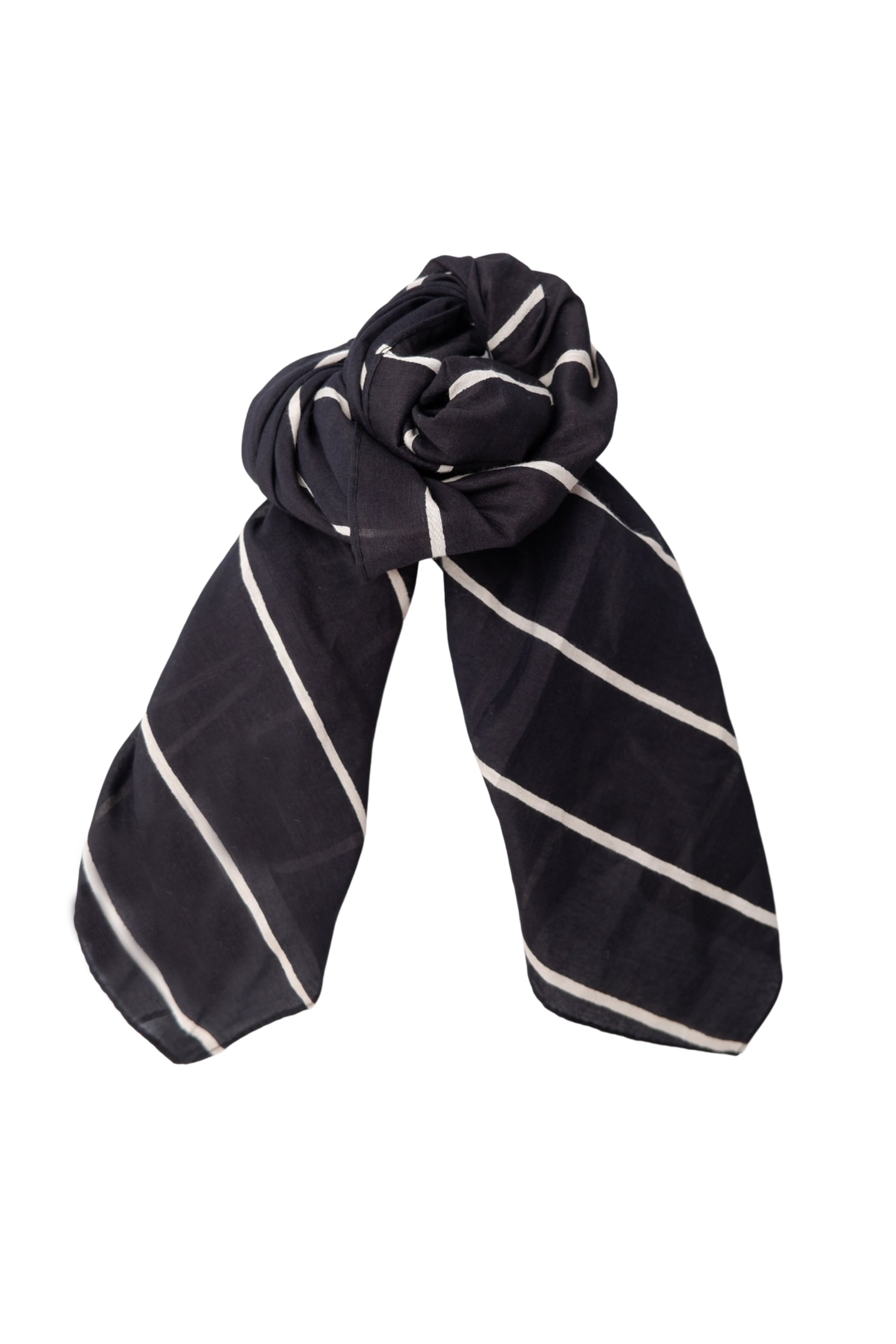 BCALVA mini scarf - Black - Black Colour