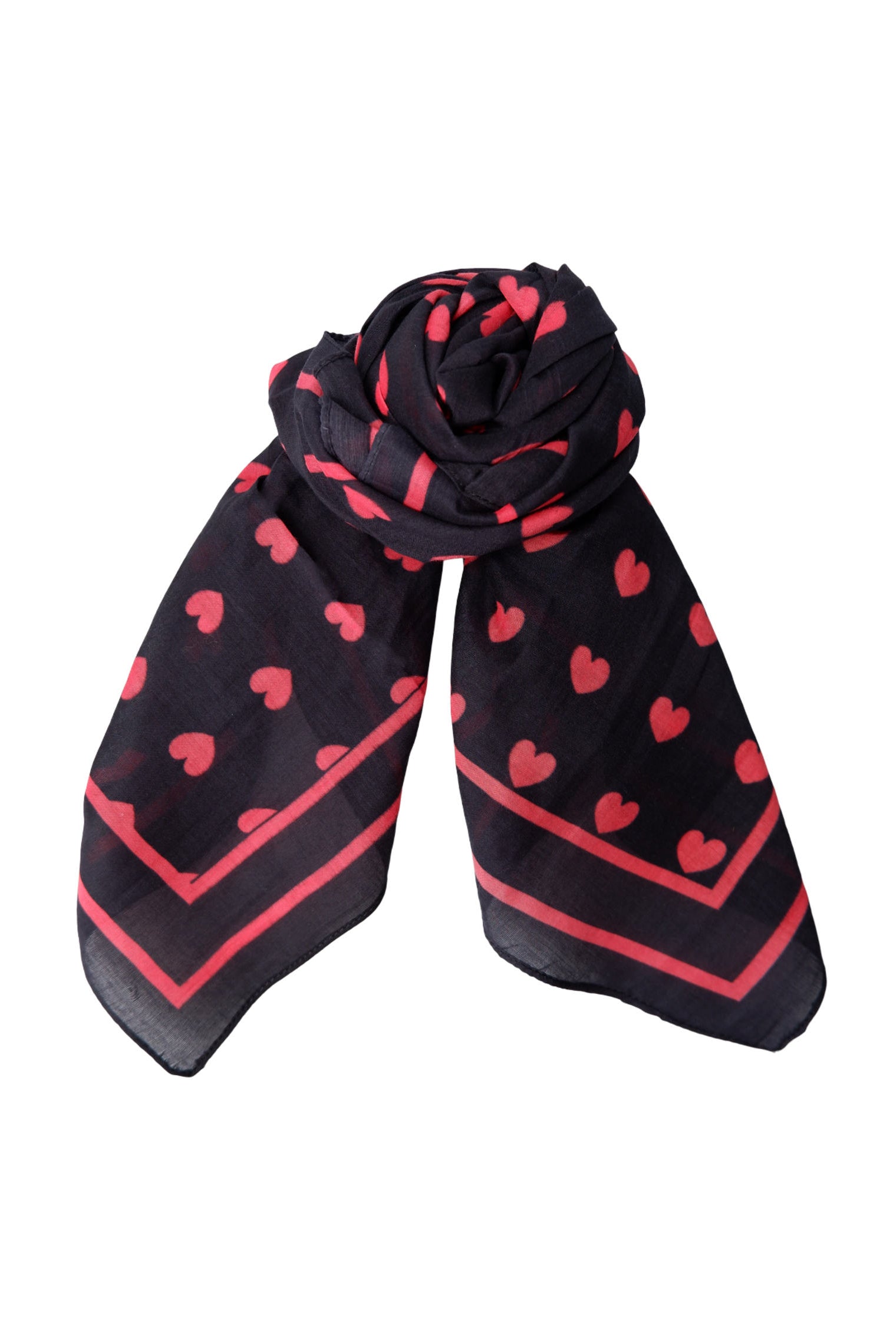 BCCLAUDIA Love Mini-Schals - Schwarz