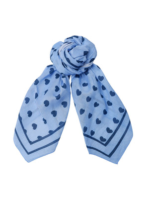 BCCLAUDIA Love Mini-Schals - Blau Marine