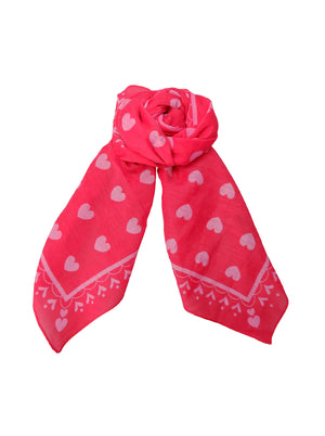 BCCLAUDIA Love Mini-Schals - Rot Pink