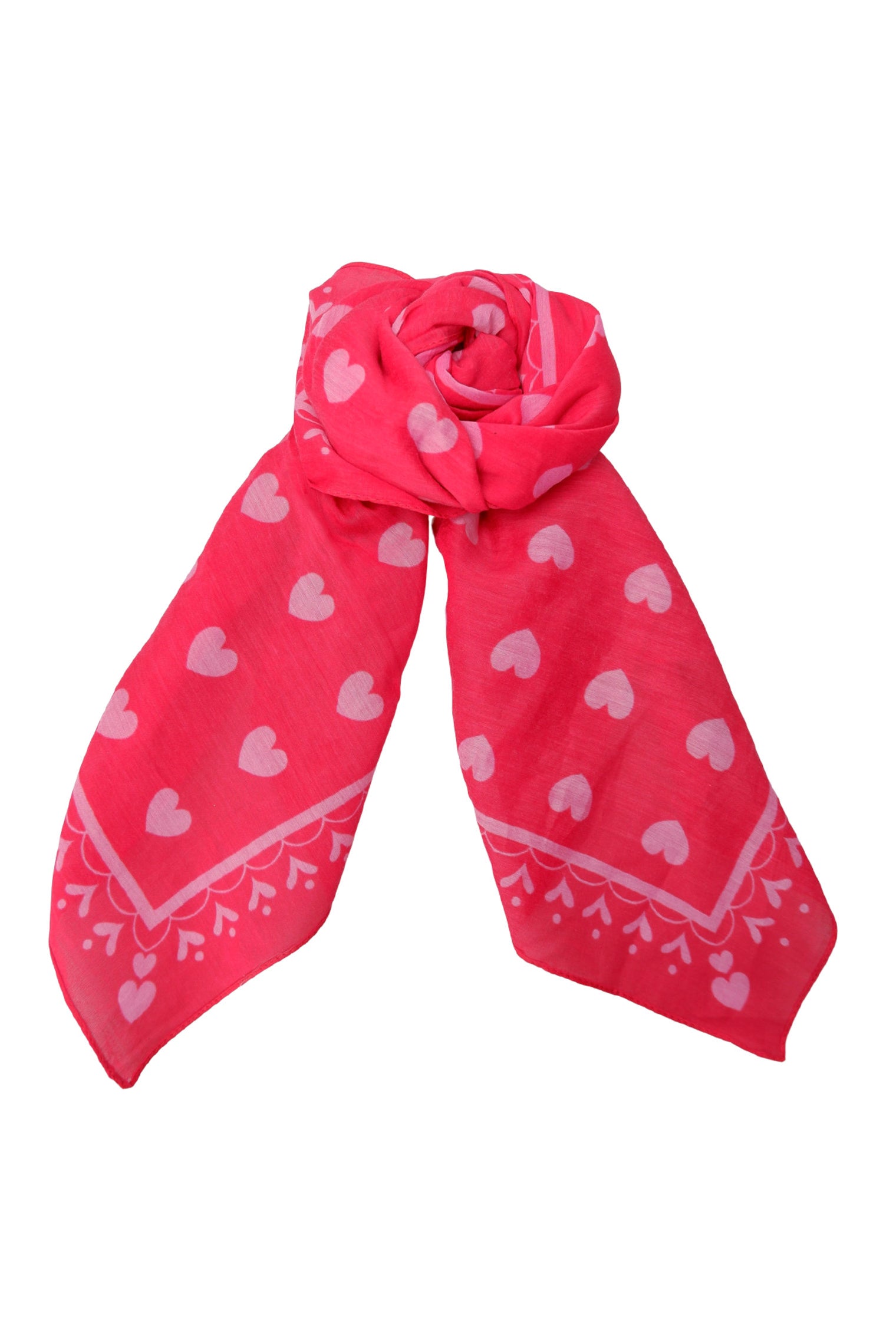 BCCLAUDIA Love Mini-Schals - Rot Pink