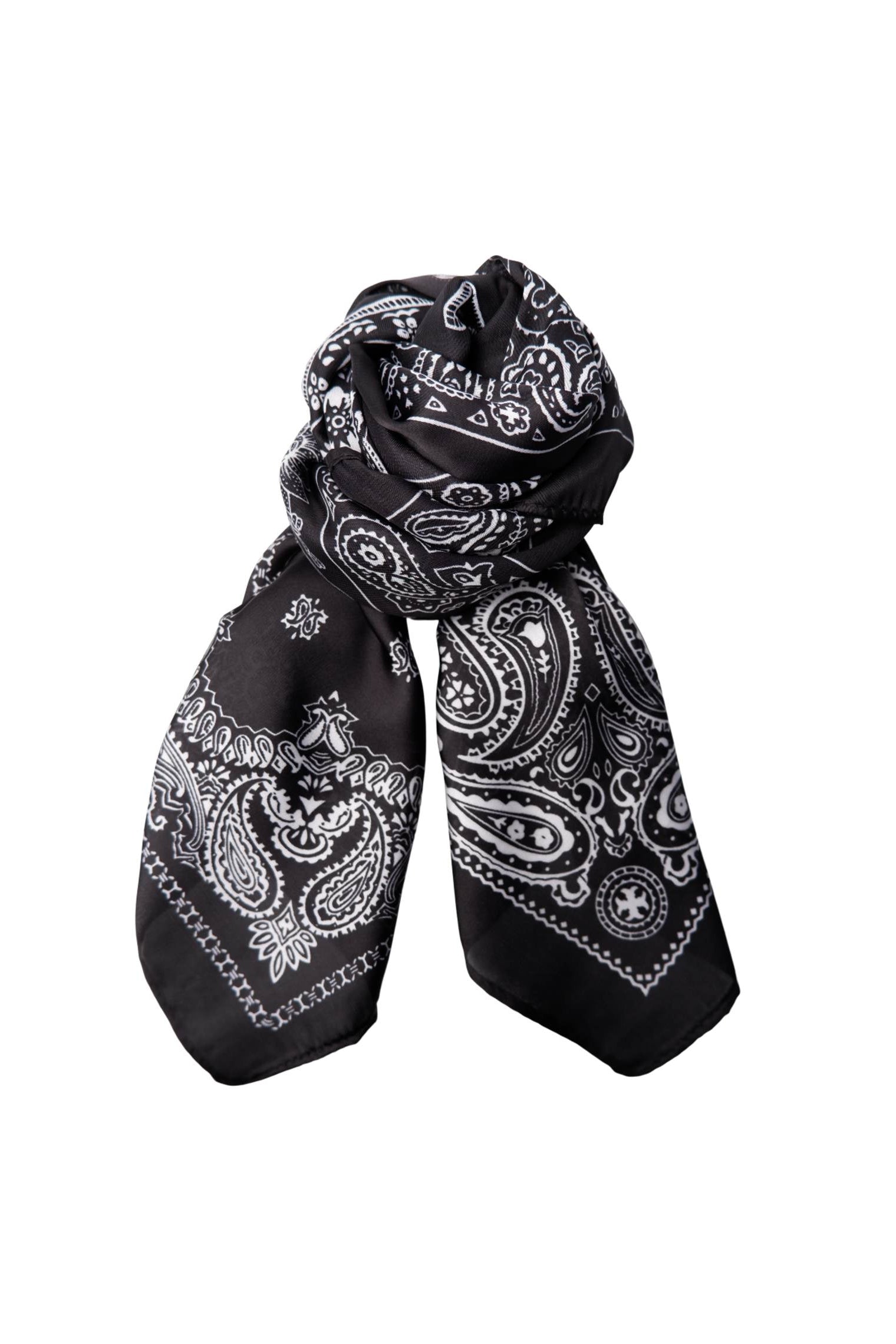 BCTRISH Mini-Schal - Schwarz