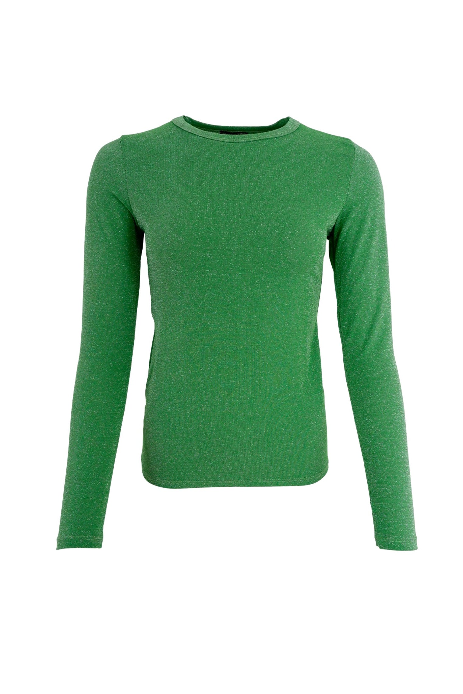 BCFAYE Lurex Blouse - Grass - Black Colour