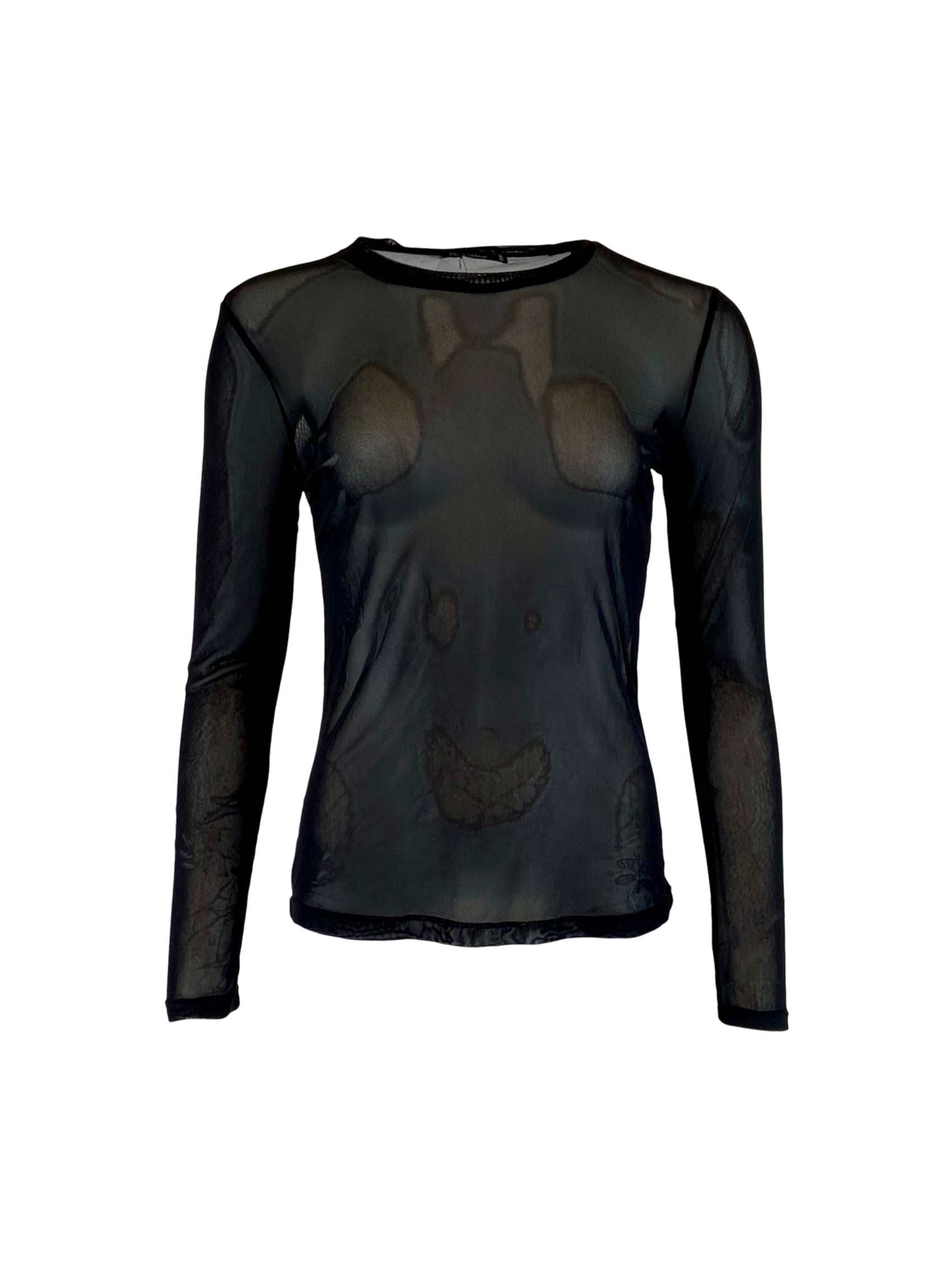 BCANNIE mesh blouse - Black - Black Colour
