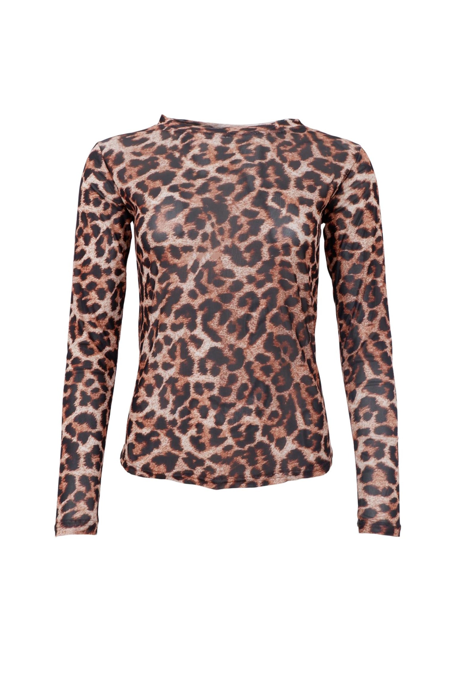 BCANNIE Netzbluse - Brown Leo