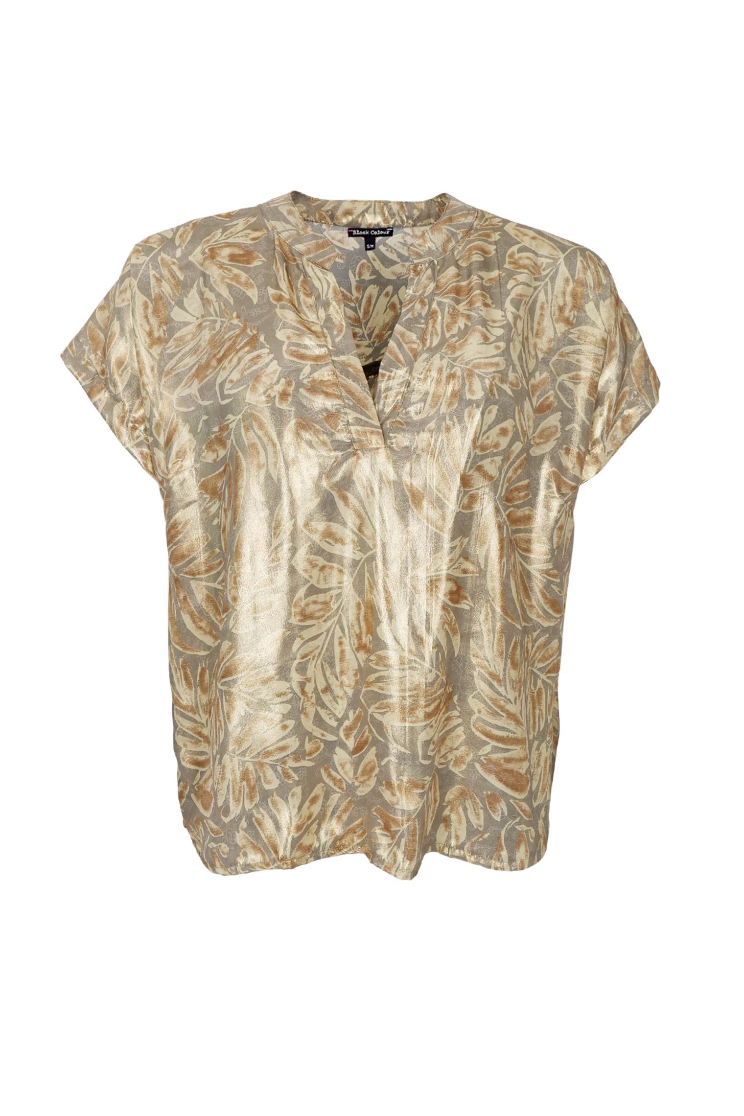 BCLUNA Andrea Kurzarm-Top - Golden Sand