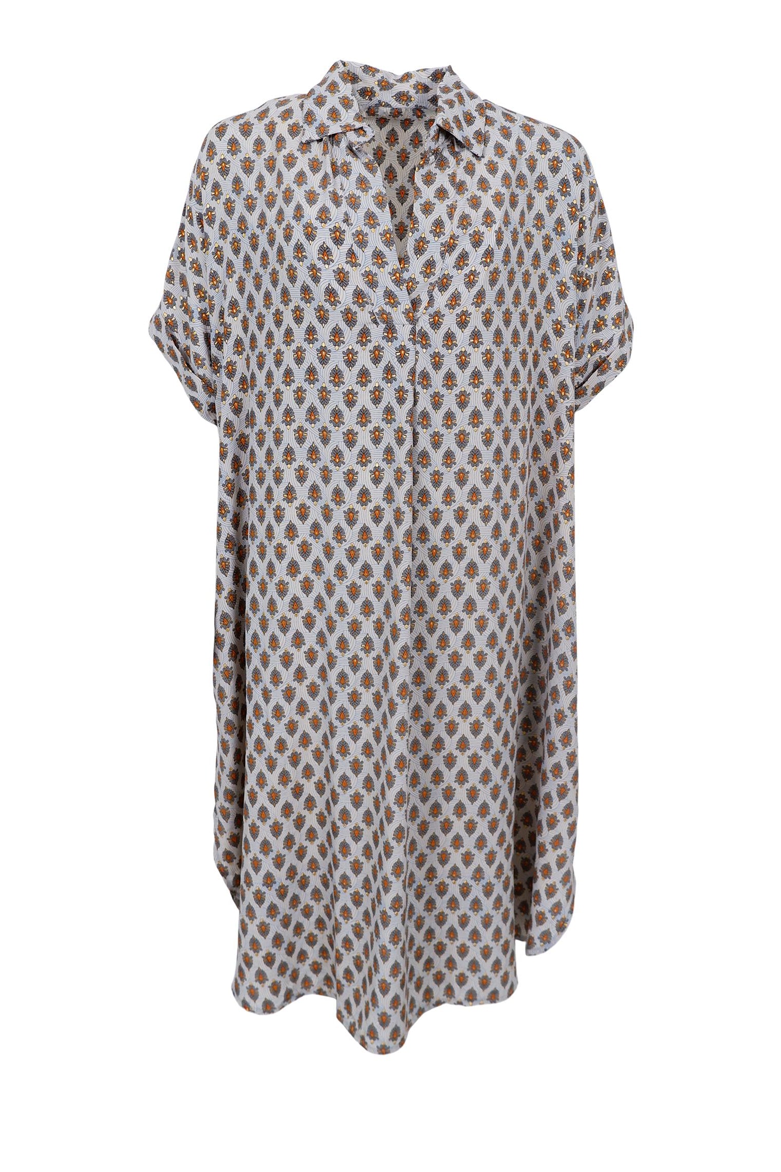 BCLUNA kurzärmlige Kaftan-Tunika – Savannah Sky