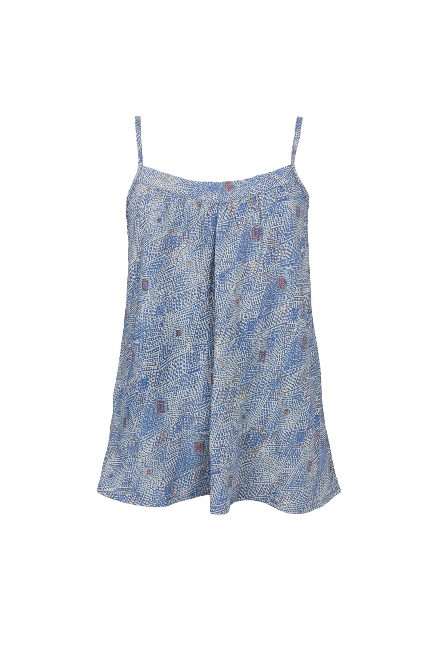 BCLUNA VEA Trägertop - Blaues Argyle