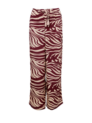 BCLUNA gerade Hose - Beerenzebra
