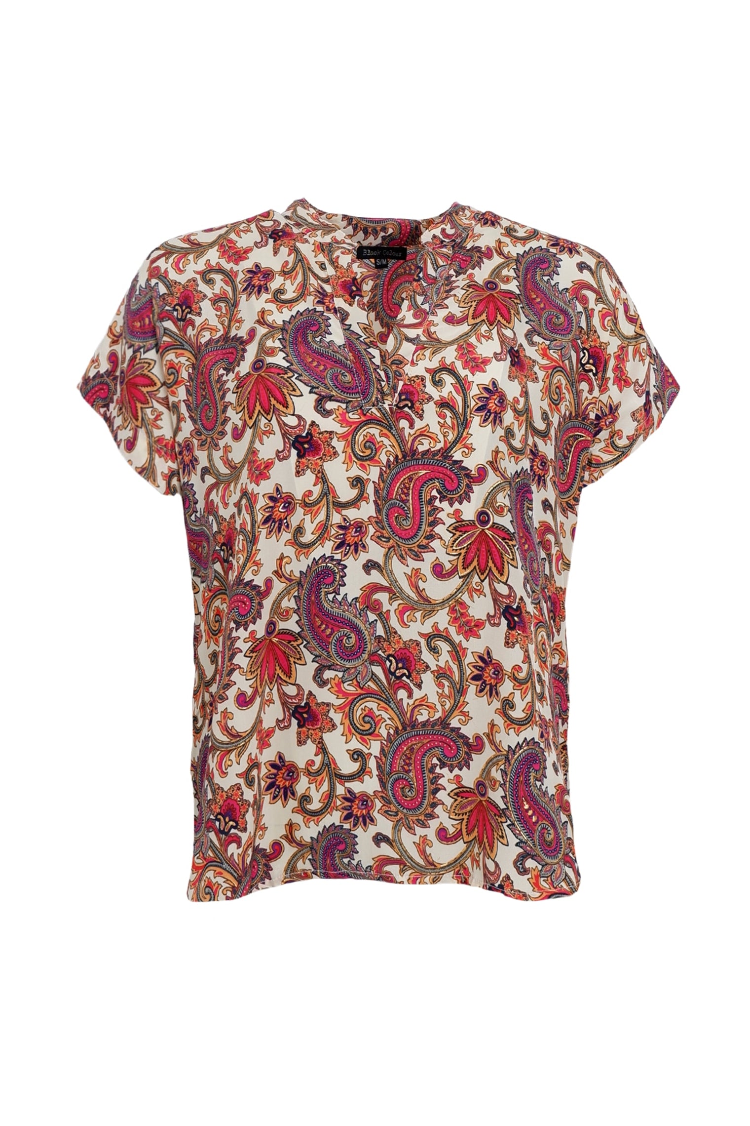 BCLUNA Andrea kurzärmliges Top - Vivid Rouge