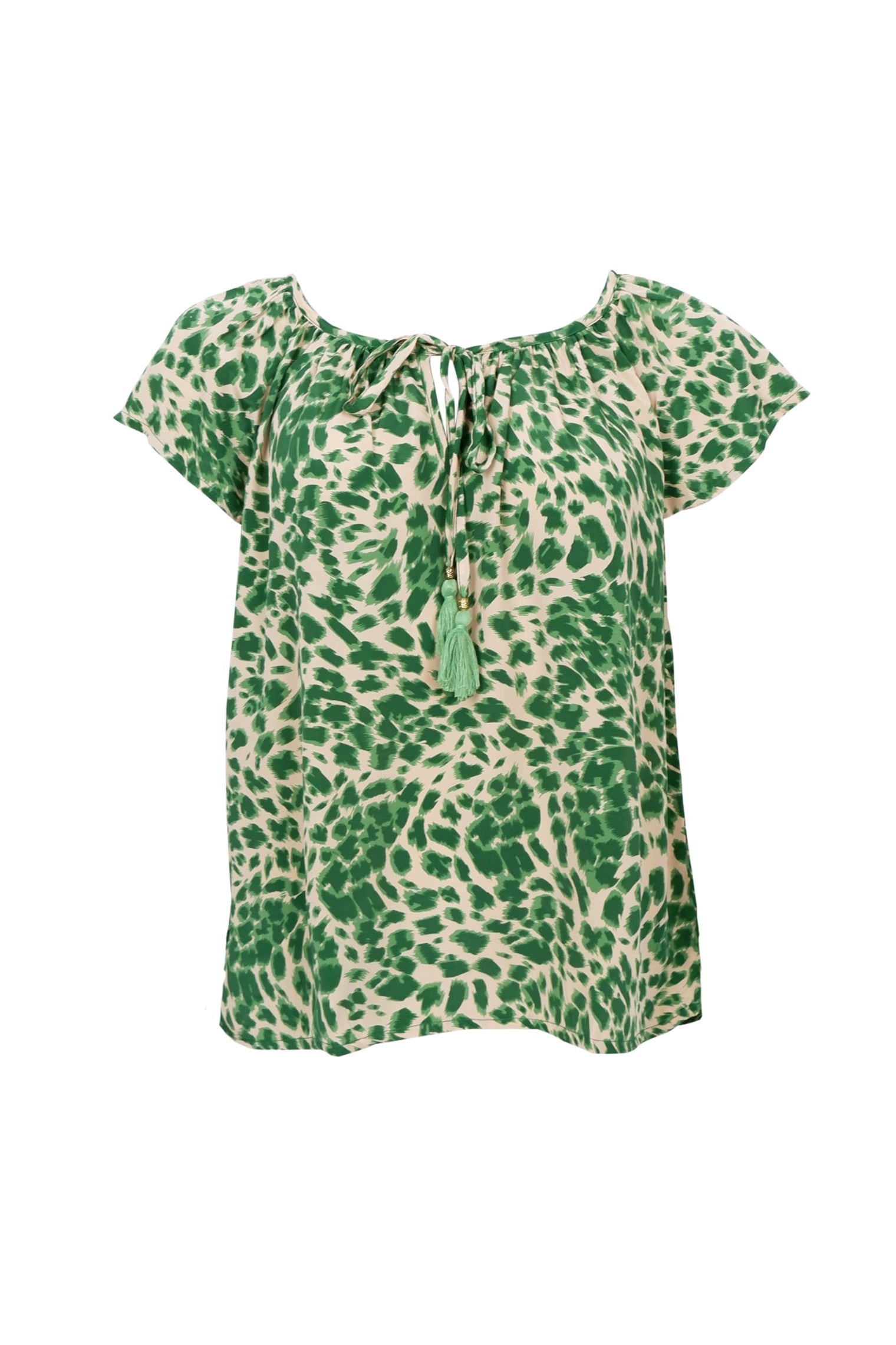 BCLUNA Dana Bluse - Grüner Leo