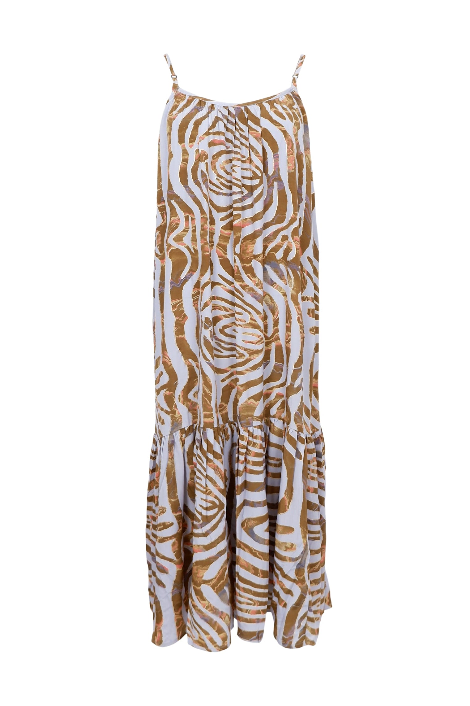 BCLUNA Trägerkleid mit Einsätzen - Blaues Zebra