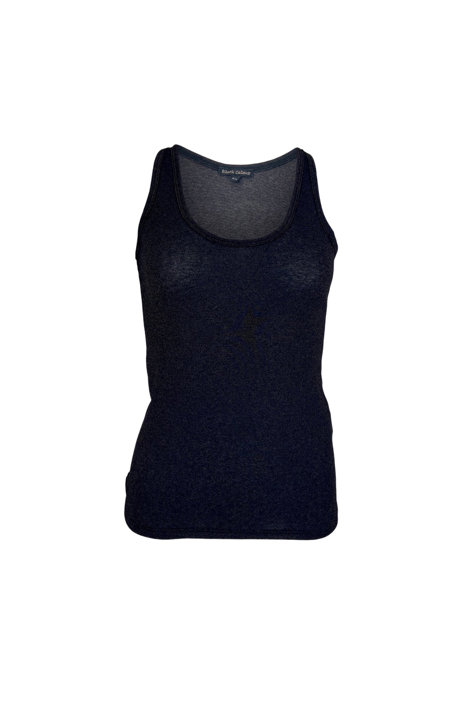 BCFAYE Lurex Top - Black/Black - Black Colour