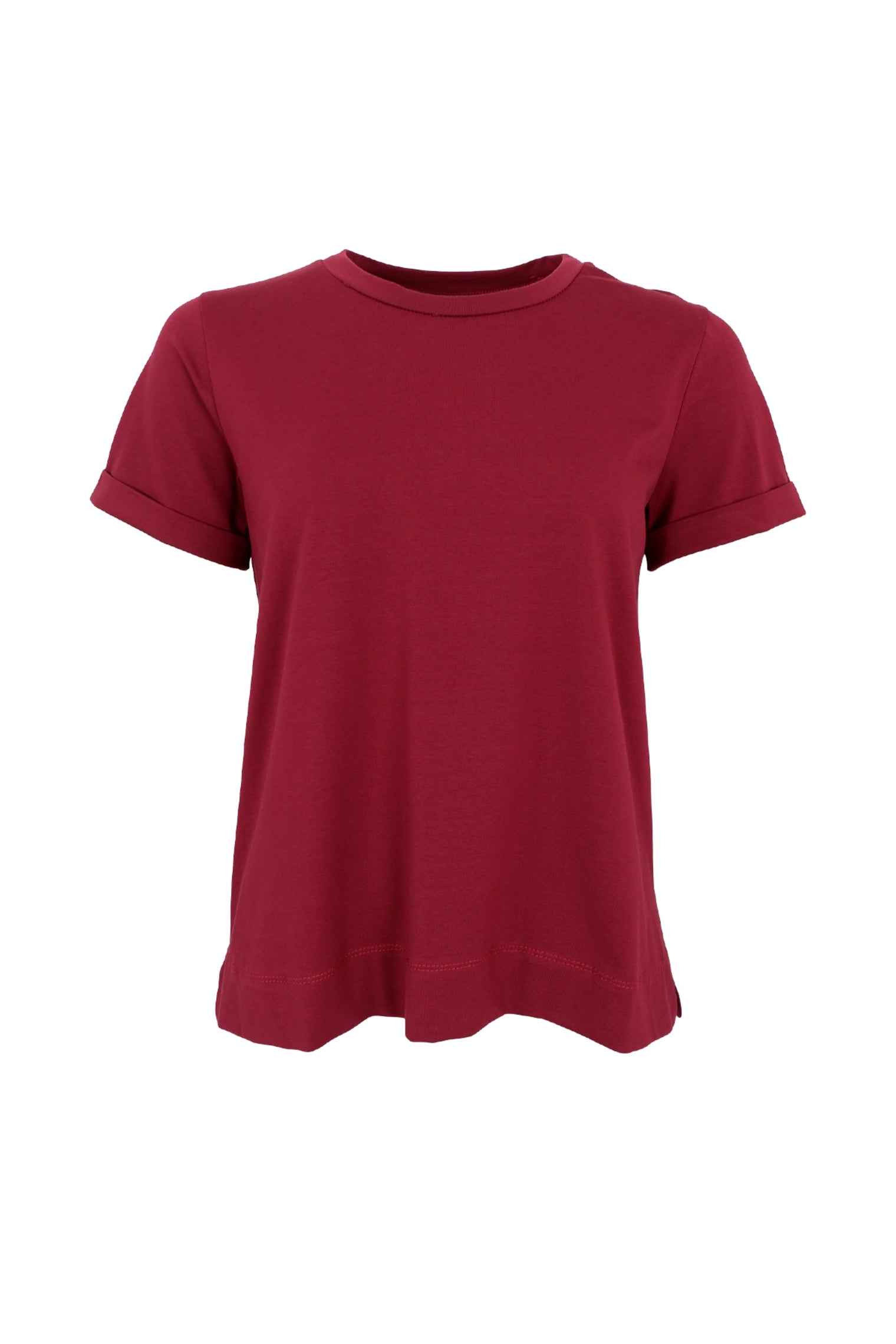 BCMAY SS tee - Plum - Black Colour
