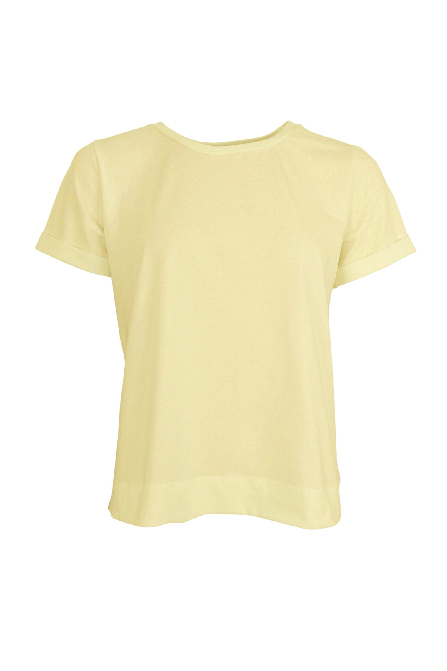 BCMAY SS tee - Pastel Yellow - Black Colour
