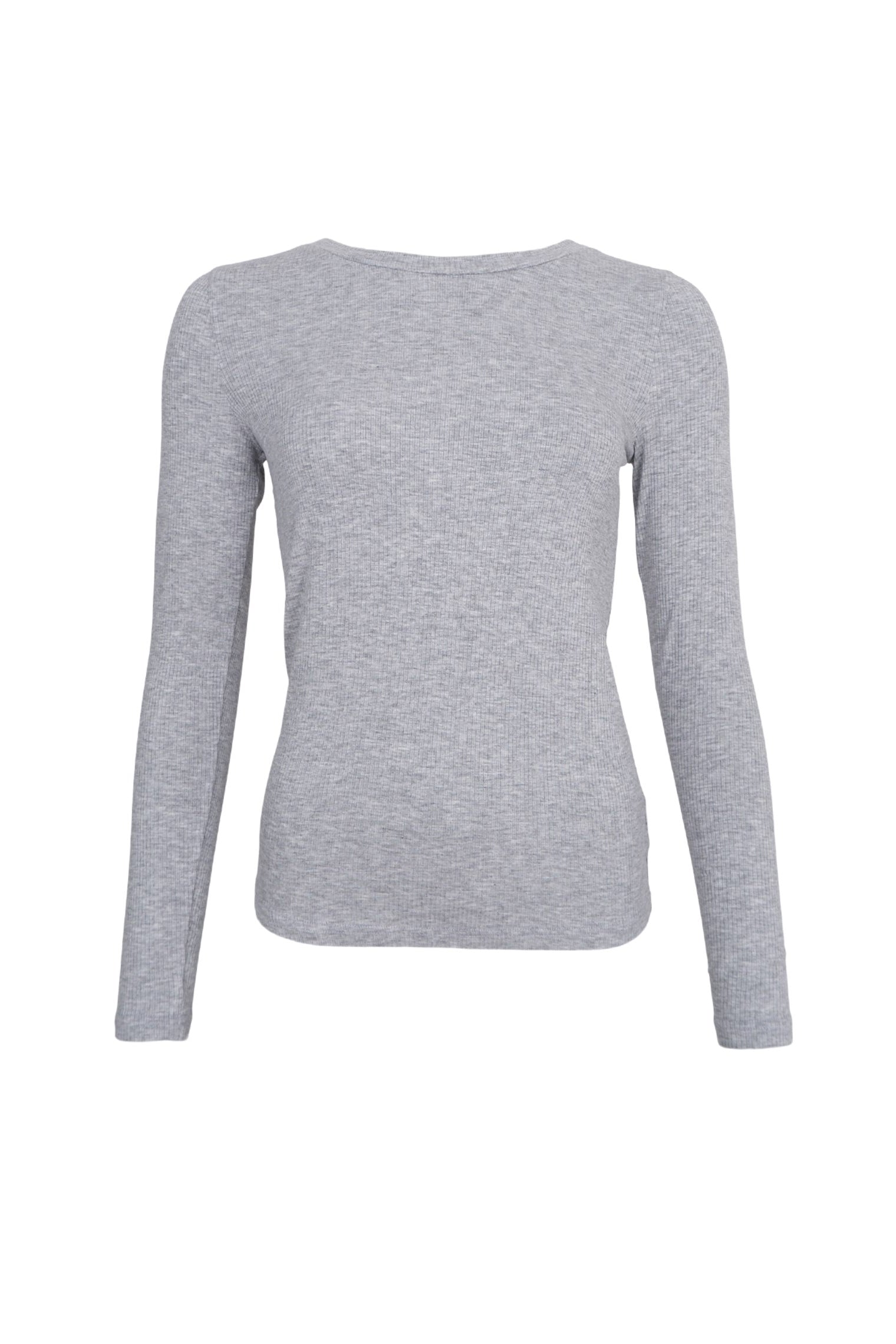 BCTEA Langarm-T-Shirt - Graumeliert