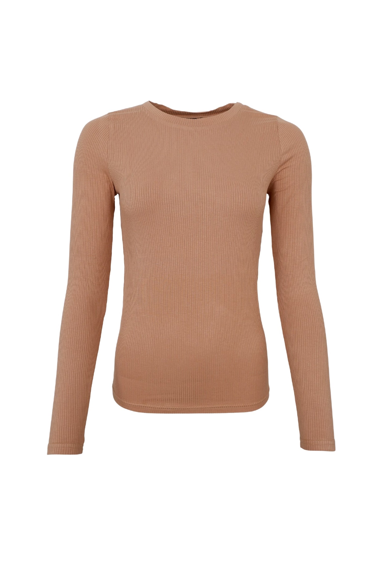 BCTEA ls tee - Latte - Black Colour