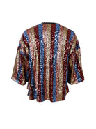 BCSTUDIO sequin kimono - Multi - Black Colour