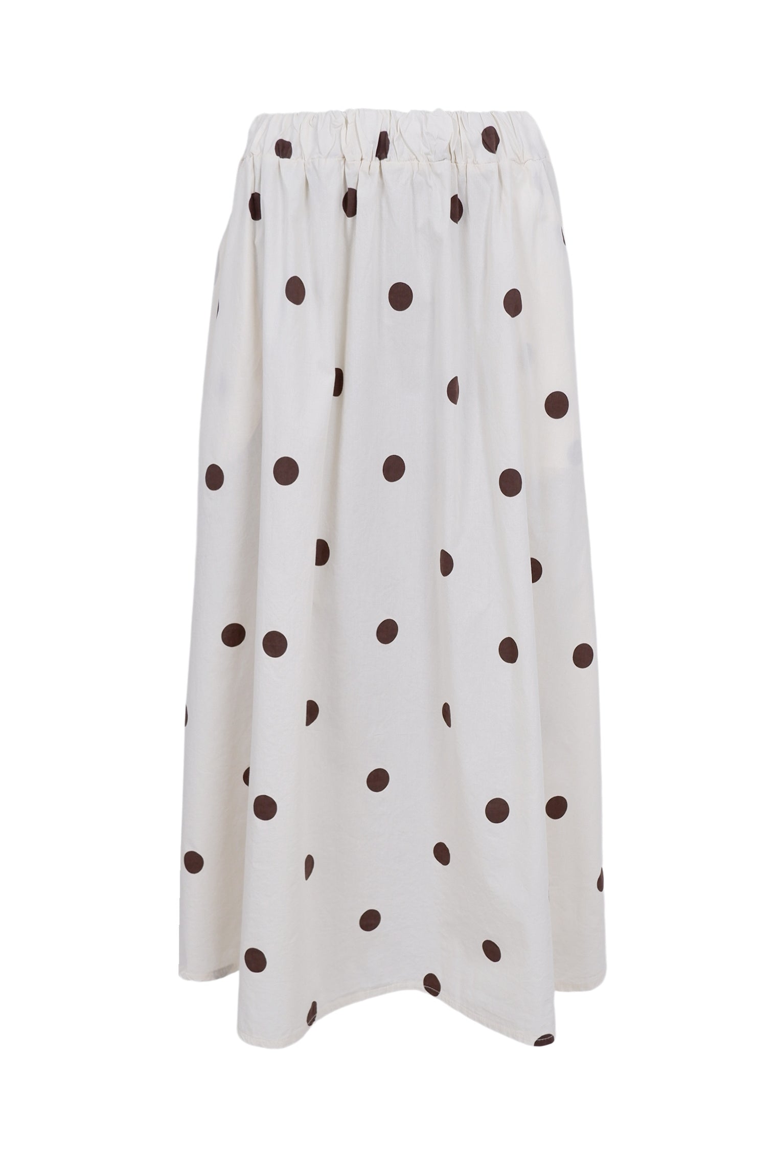 BCABBIE Rock - Kaffeefarbene Punkte