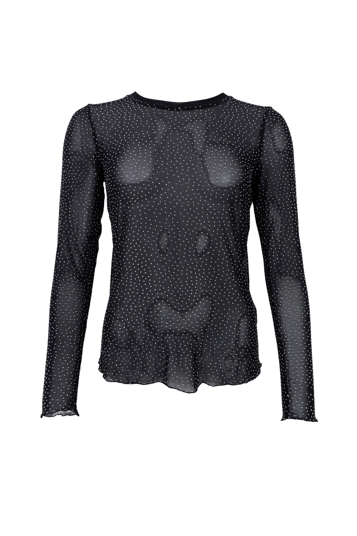 BCALEXIS tee w/stones - Black - Black Colour