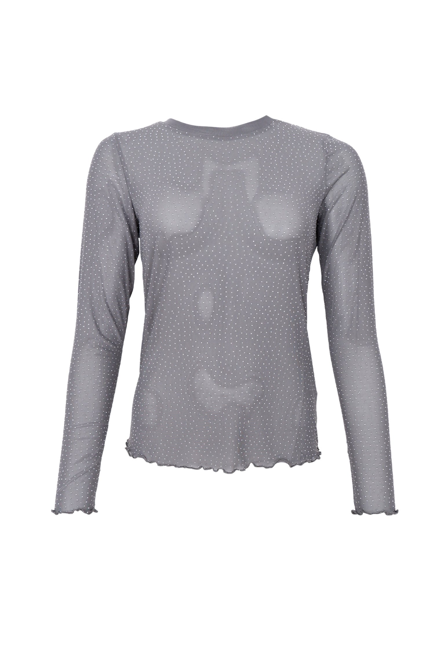 BCALEXIS T-Shirt mit Steinen - Grau