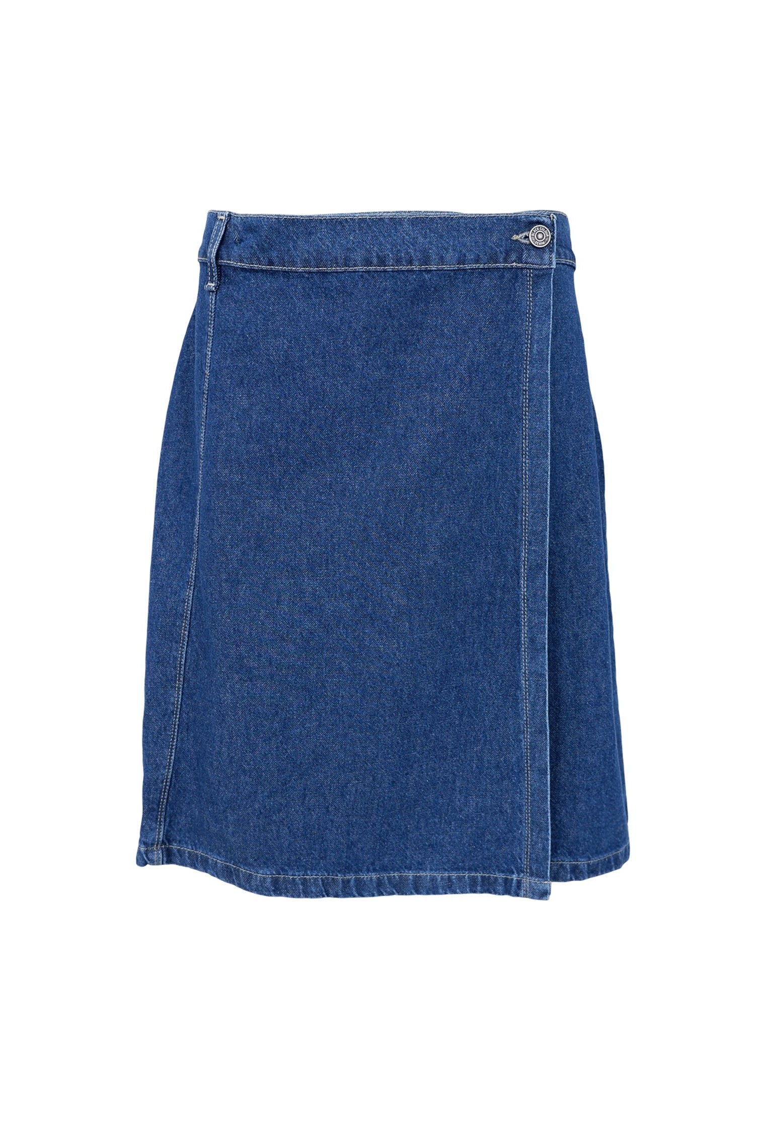 BCRAY kurzer Wickelrock - Jeansblau