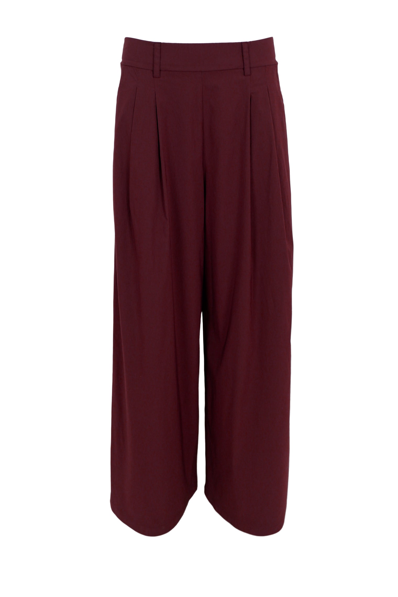 BCDAVINA Hose mit weitem Bein - Pflaume