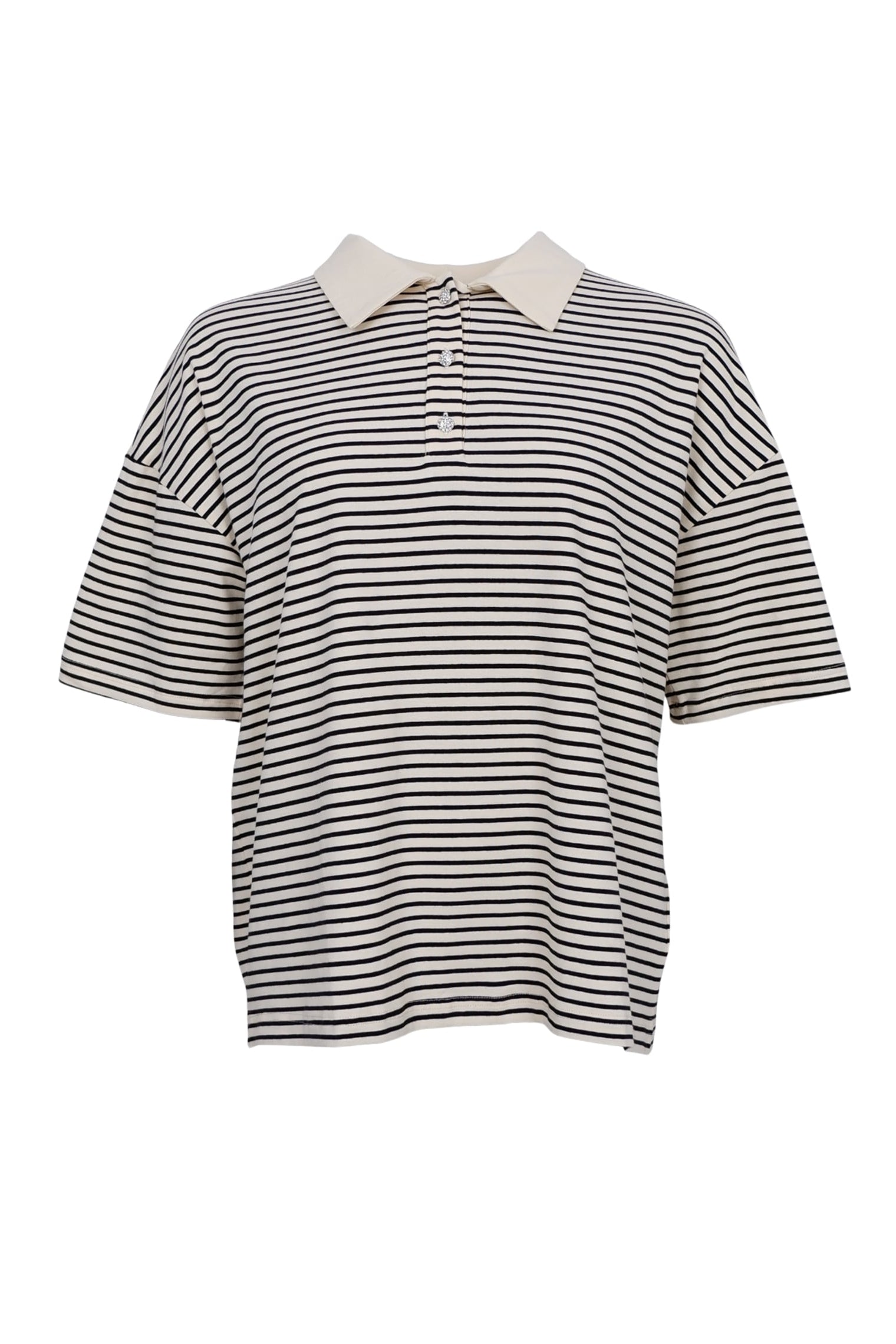 BCMILLIA kurzärmliges Poloshirt - Off White