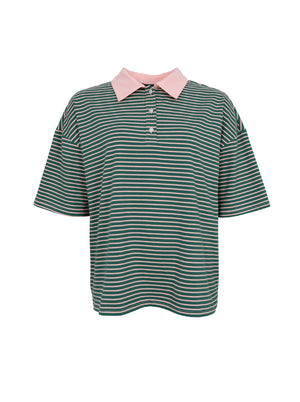 BCMILLIA kurzärmliges Poloshirt - Grün