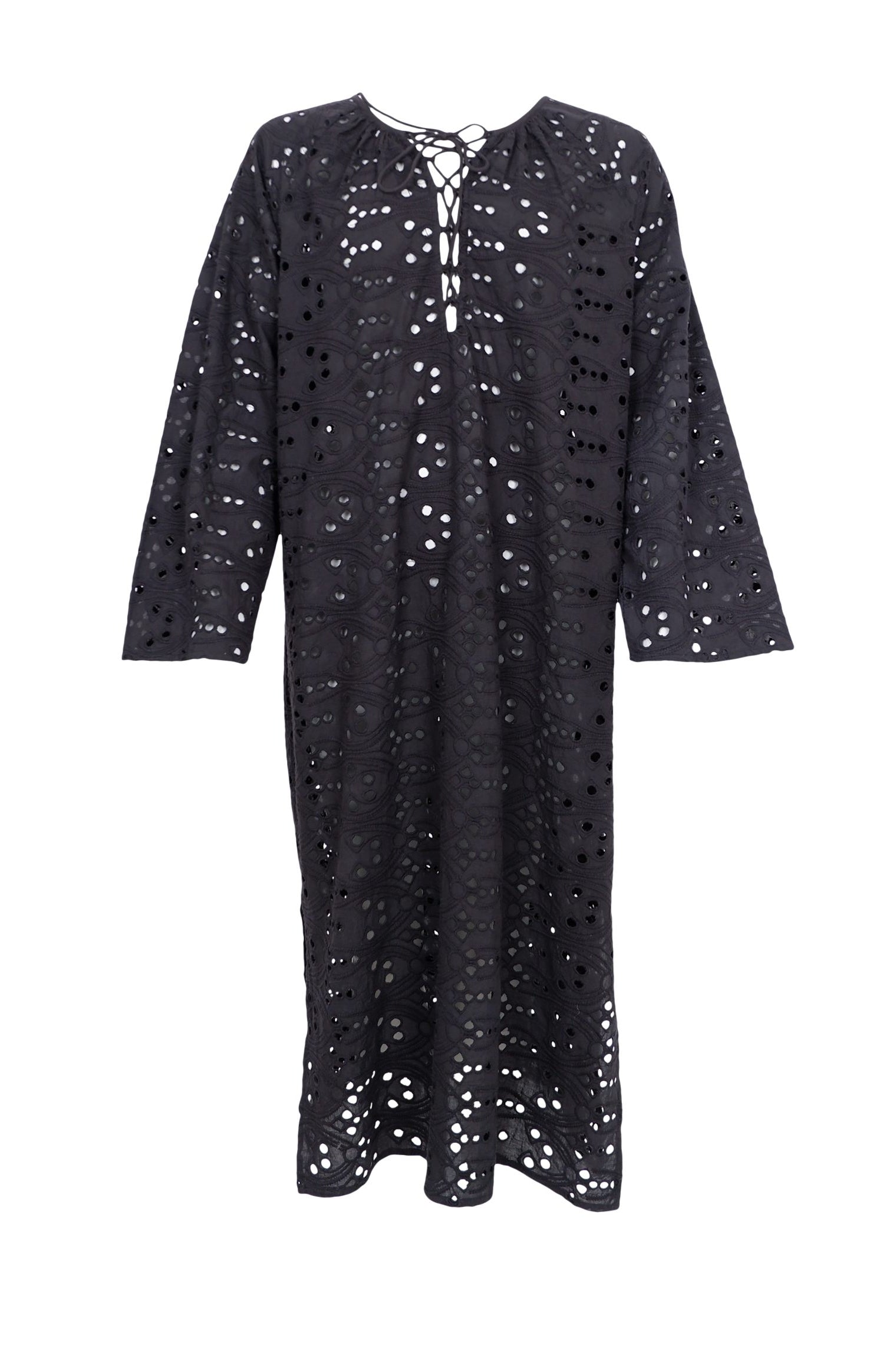 BCHELENA Boho-Kleid - Schwarz