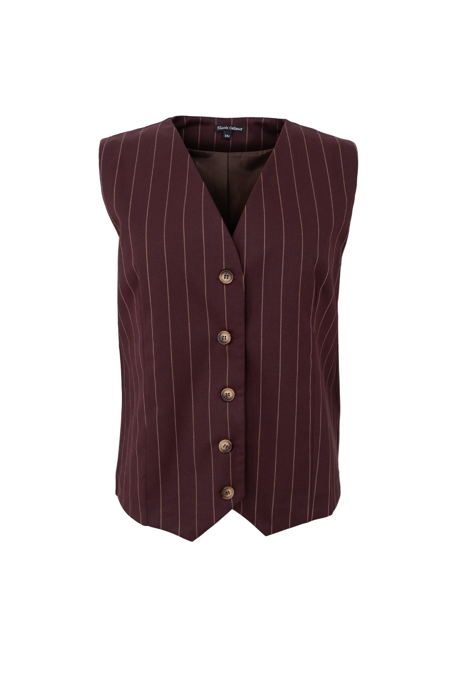 BCOXFORD lockere Weste - Kaffee