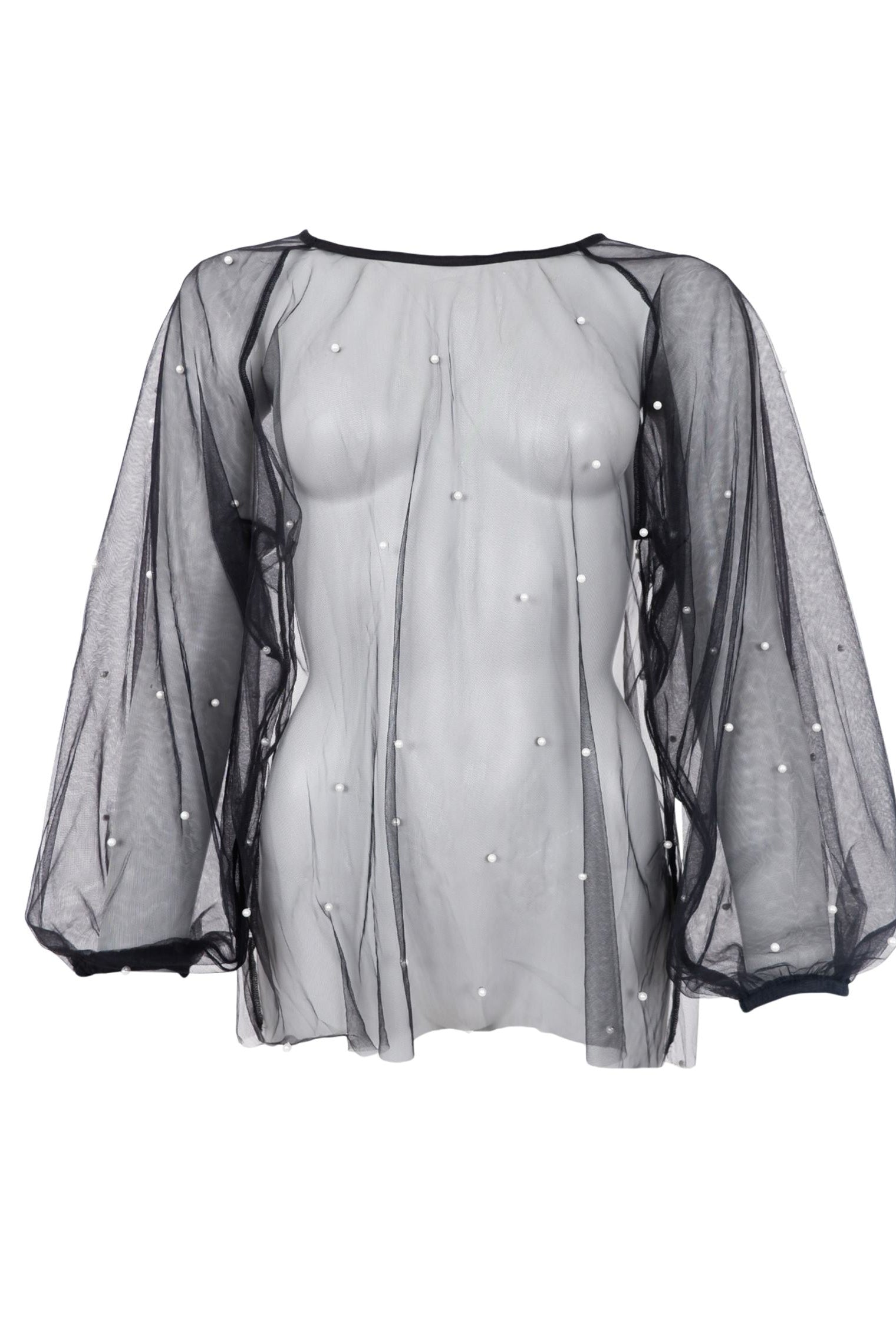 BCPERLA LS Bluse - Schwarz