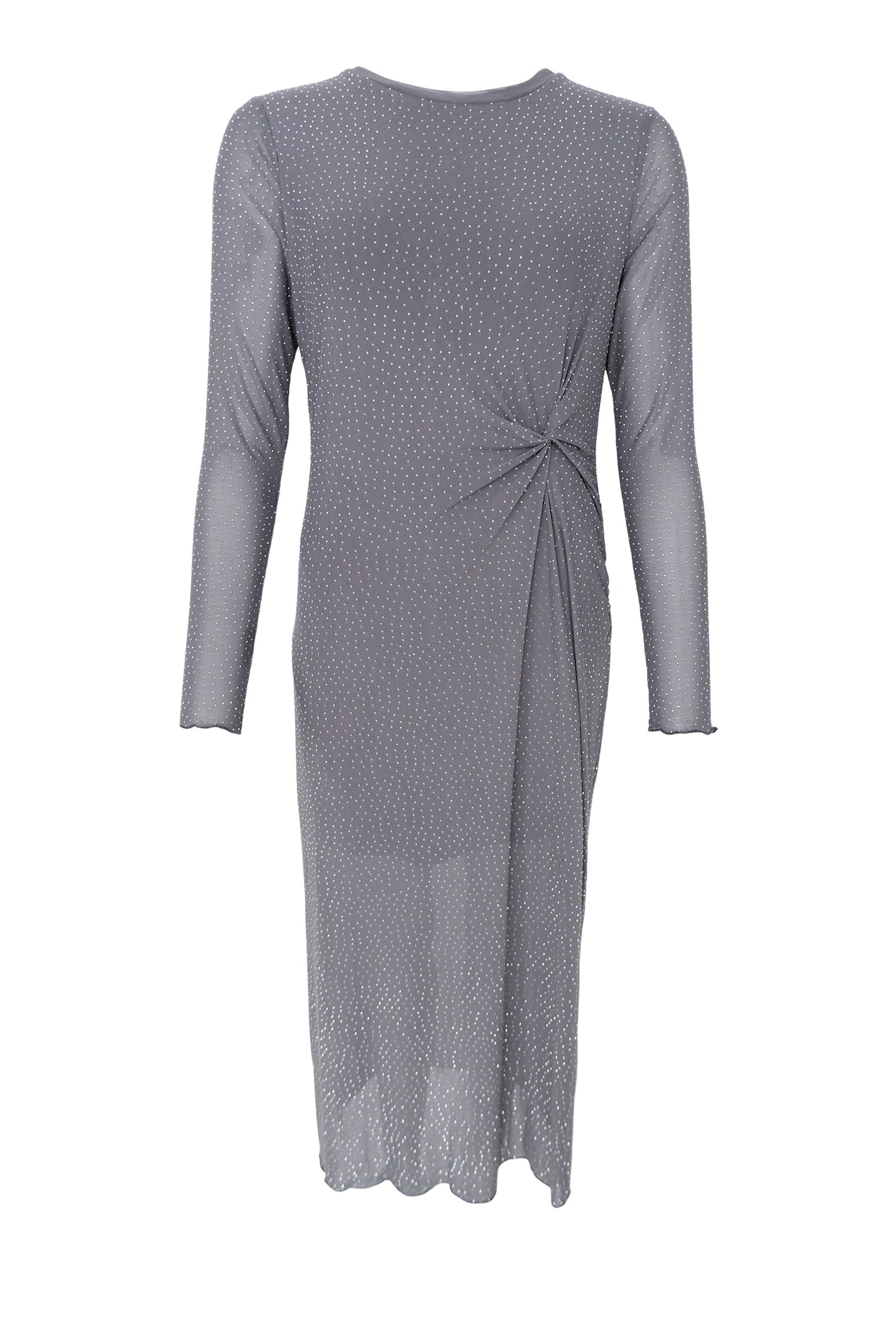 BCALEXIS Kleid mit Steinen - Grau